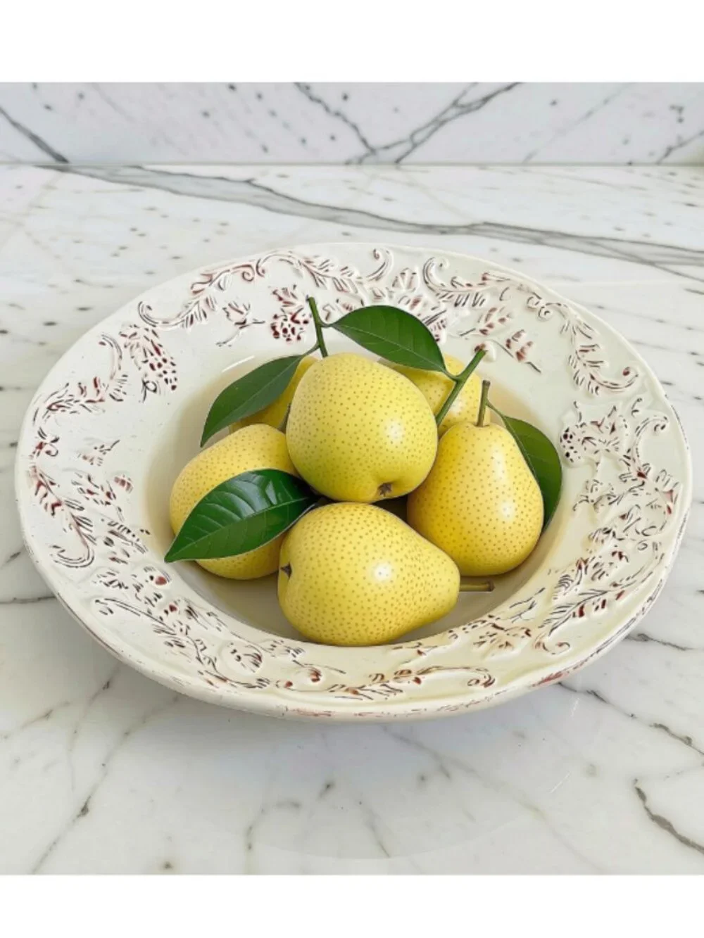 Tuscan-Style Ceramic Serving Bowl
